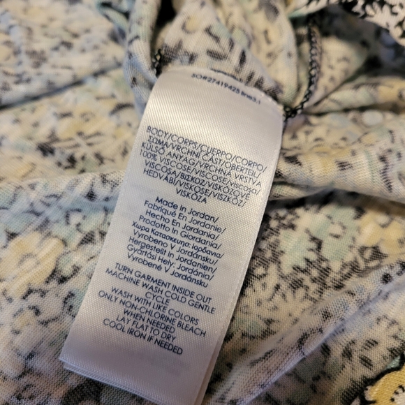 NWT Chaps Women's Floral S/S Shirt Size 3X - Picture 6 of 7